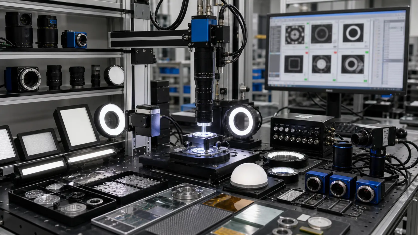 Scelta camera, lente e illuminazione industriale